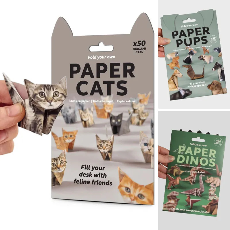 Art Craft Dinosaur - Gatos de Papel Criativos DIY, 50