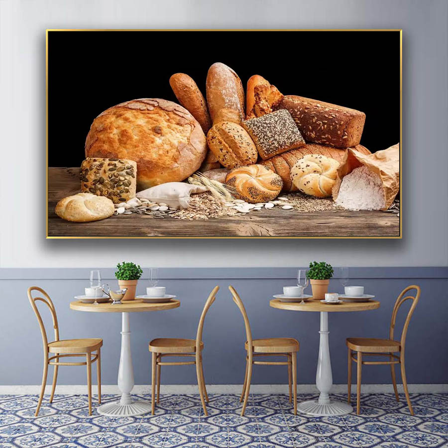 Art Craft Bakery - Pão comida baguette trigo inteiro completo