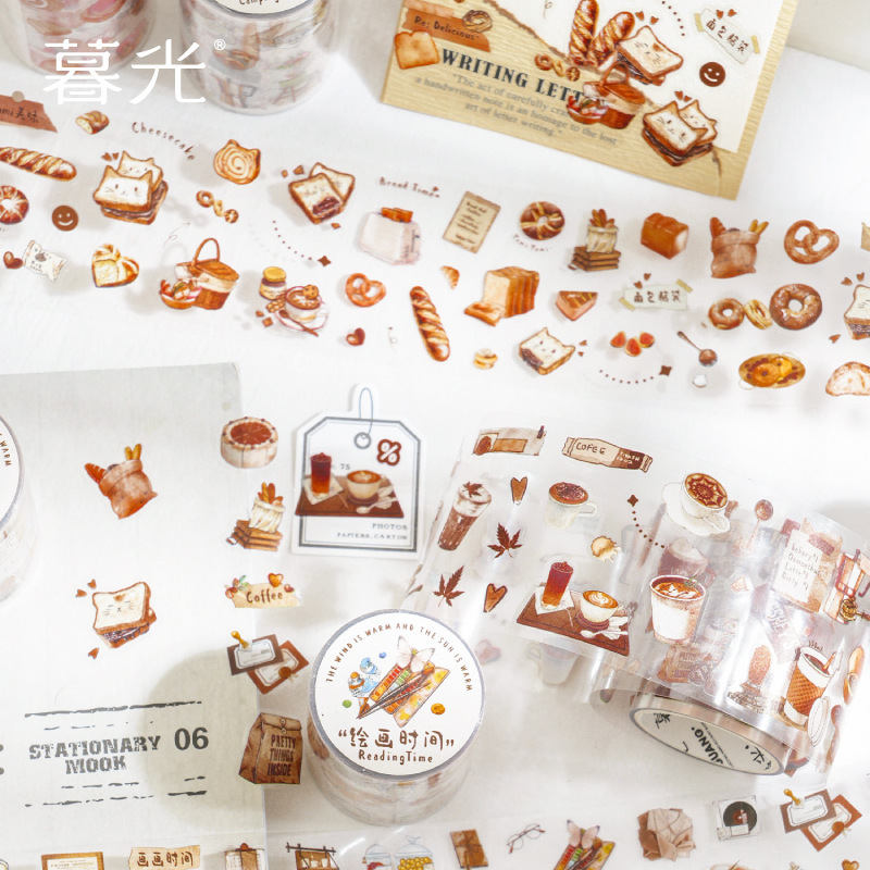 Art Craft Bakery - Fita Washi PET Recortada Vintage com