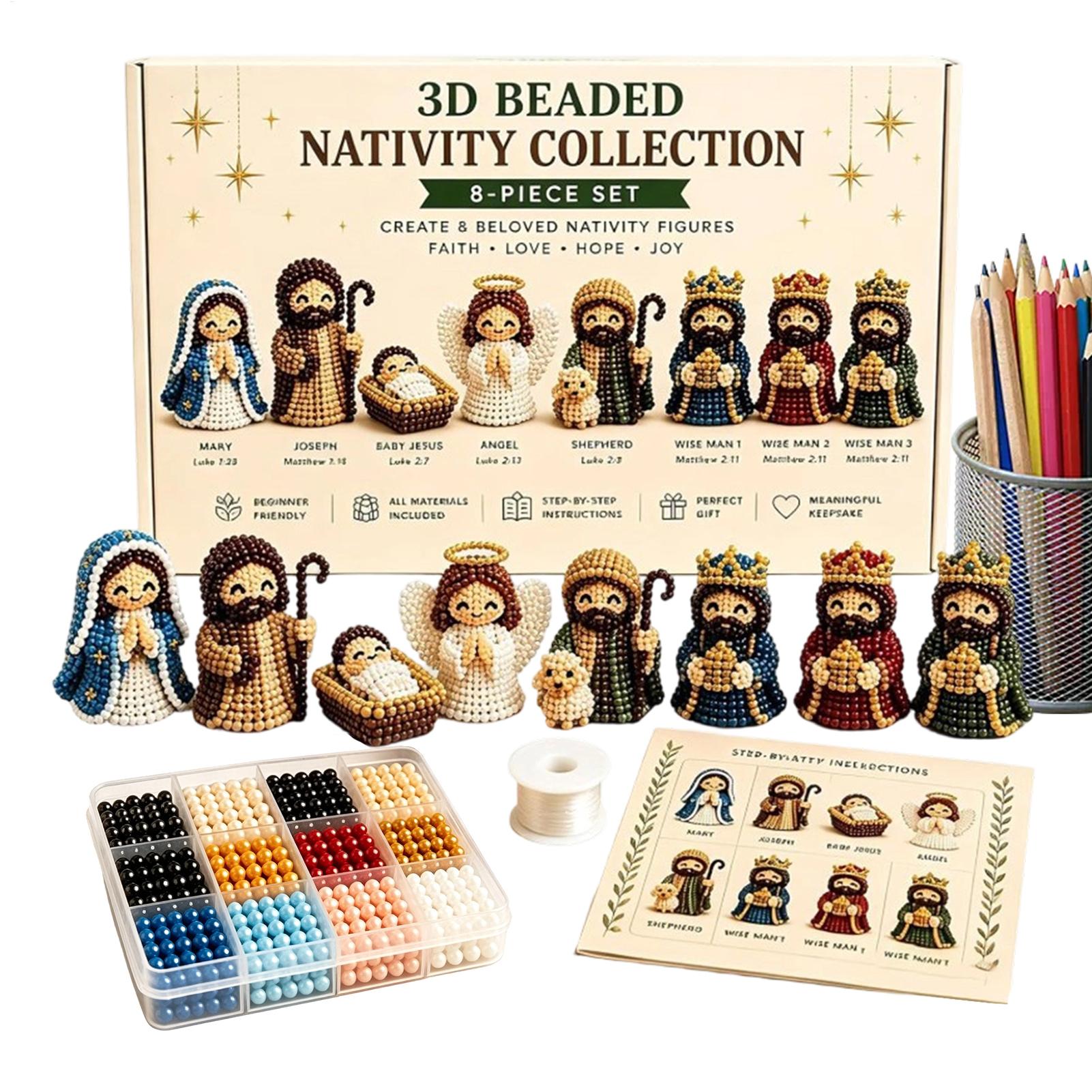 Art Craft Holiday - Kit de Arte com Contas de