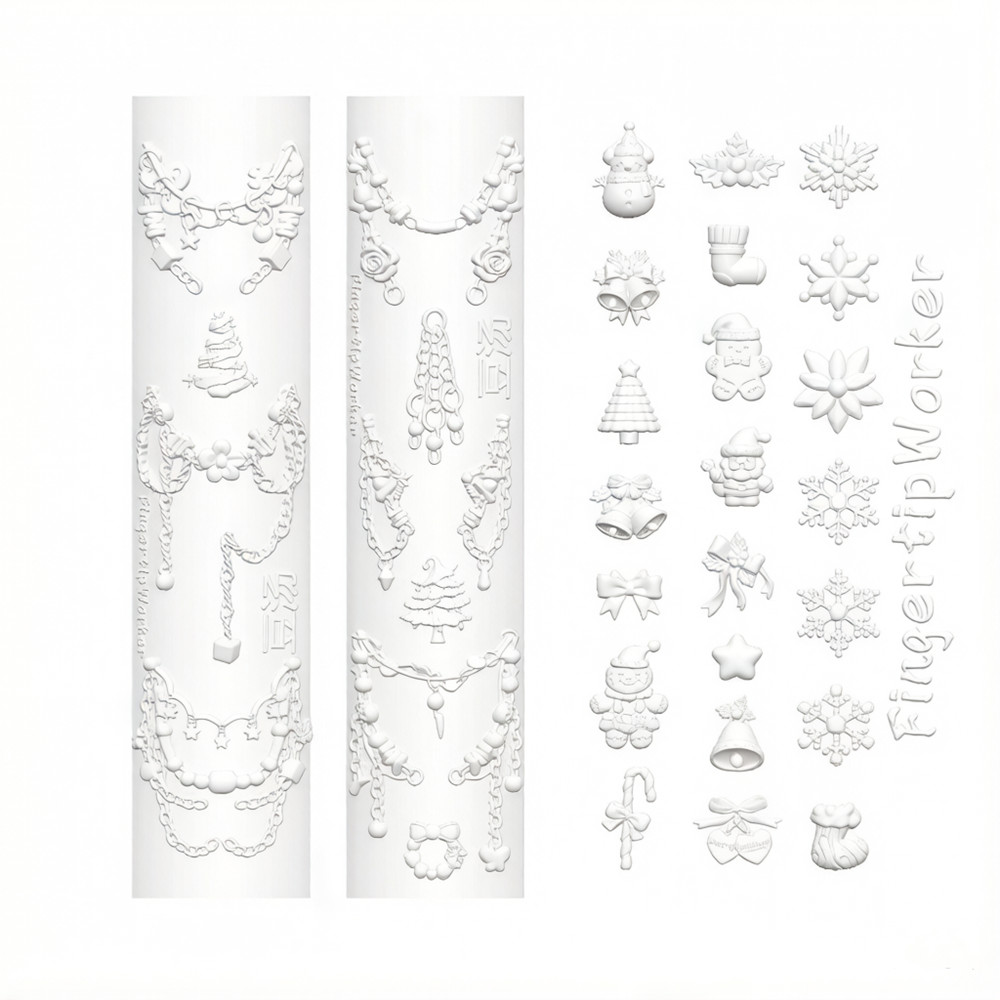 Art And Craft Xmas Tree - Molde de Silicone 3D de Natal