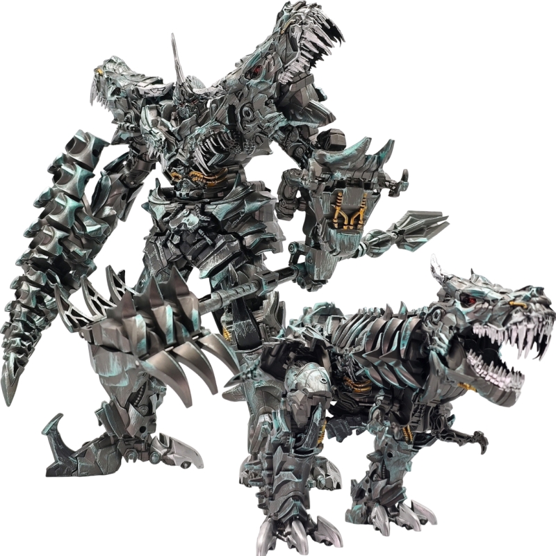Art Craft Dinosaur - 23CM BAIWEI Grimlock TW-1034 Dinobots Transformáveis