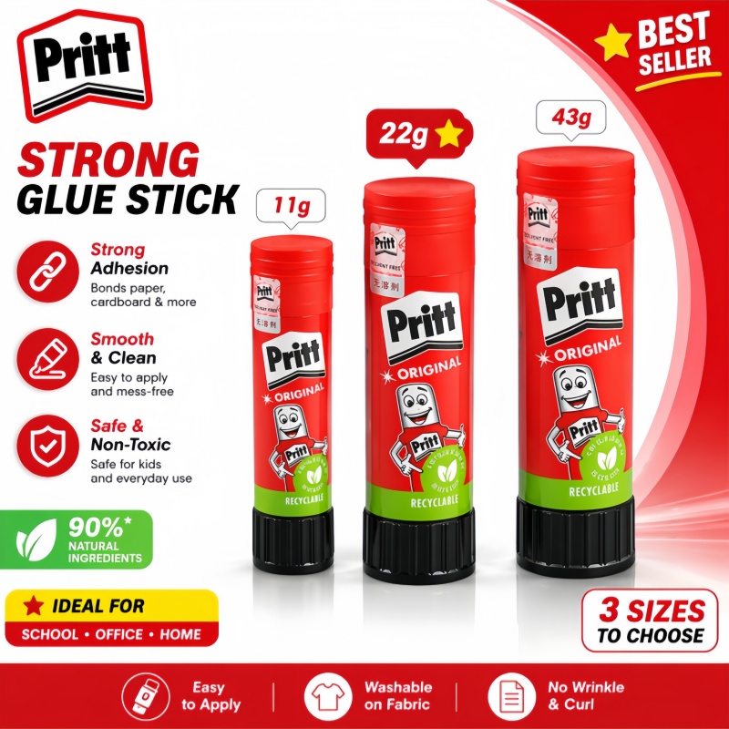 Art Craft Glue - Cola em Bastão Pritt Original Não