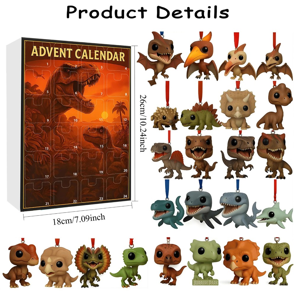 Art Craft Dinosaur - Calendário de contagem regressiva de Natal
