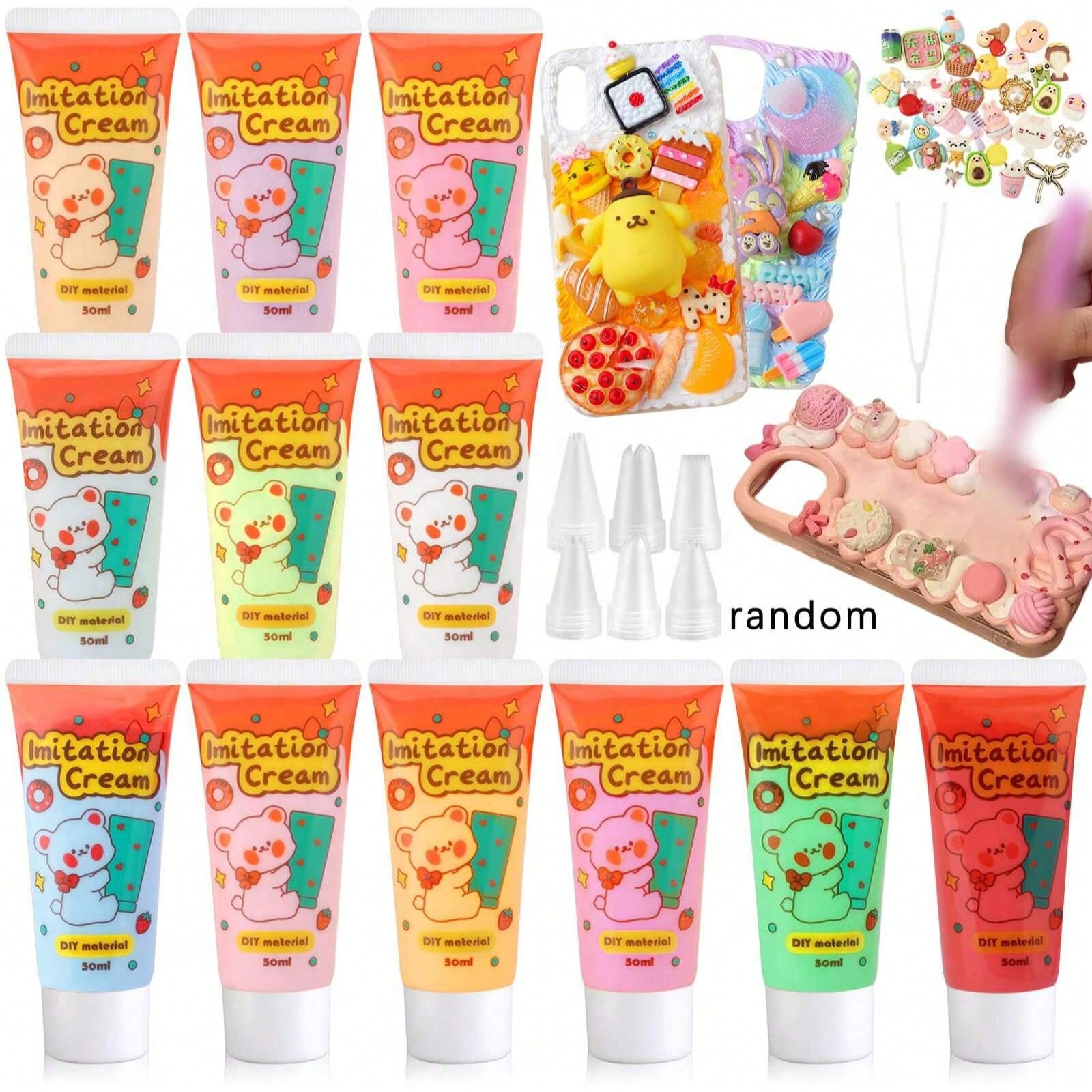 Art Craft Glue - Série Multicolorida (50ml Cada) Cola em