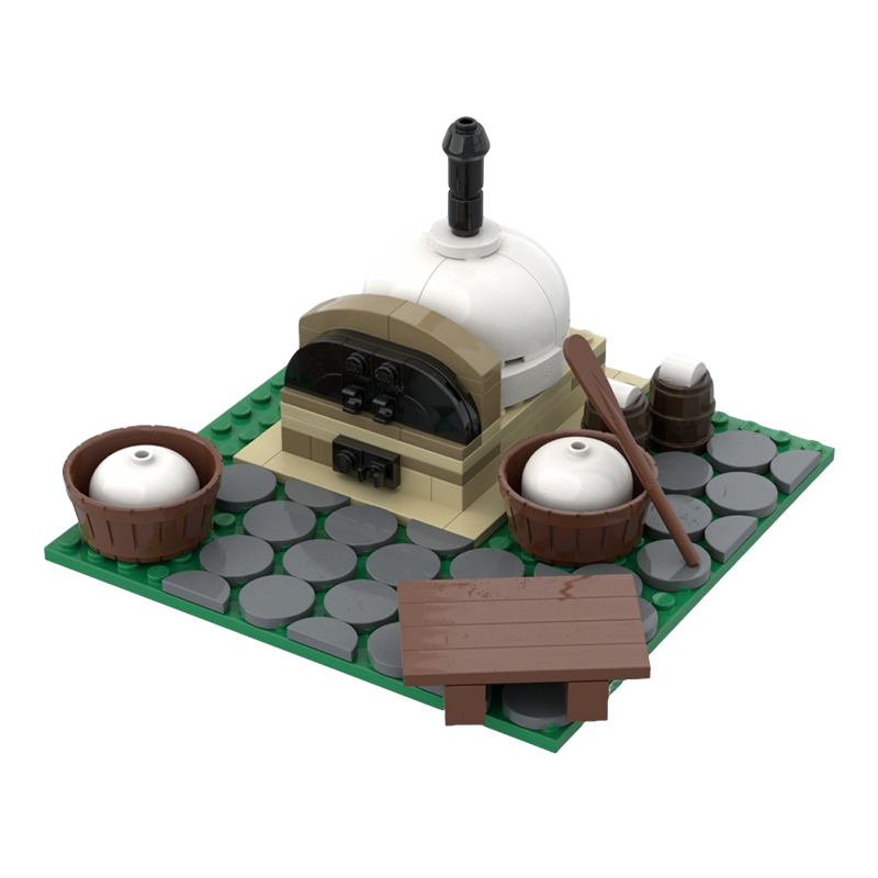 Art Craft Bakery - 115 peças MOC Blocos de Montar