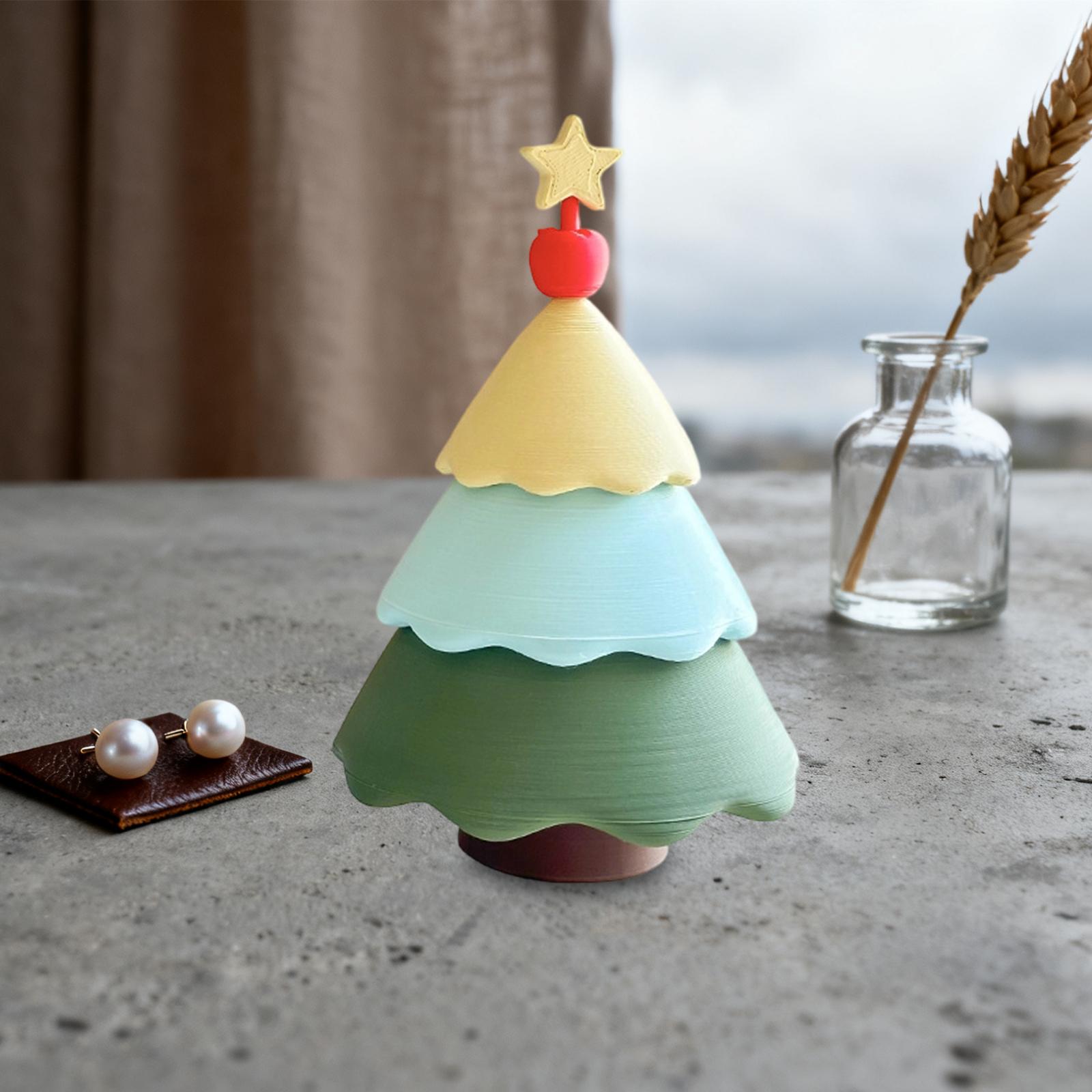 Art And Craft Xmas Tree - Árvore de natal caixa de jóias