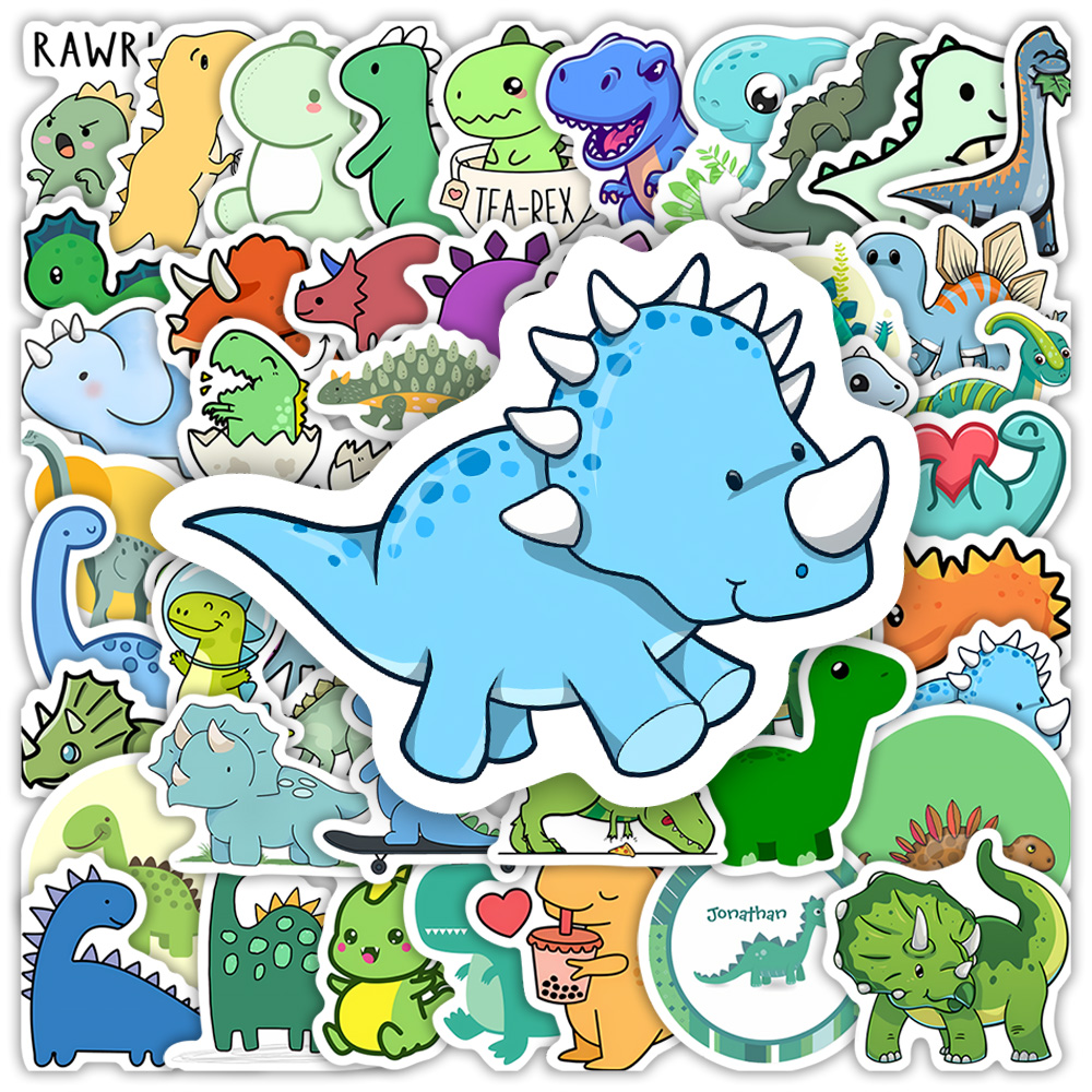 Art Craft Dinosaur - Adesivos Engraçados de Dinossauros para DIY,