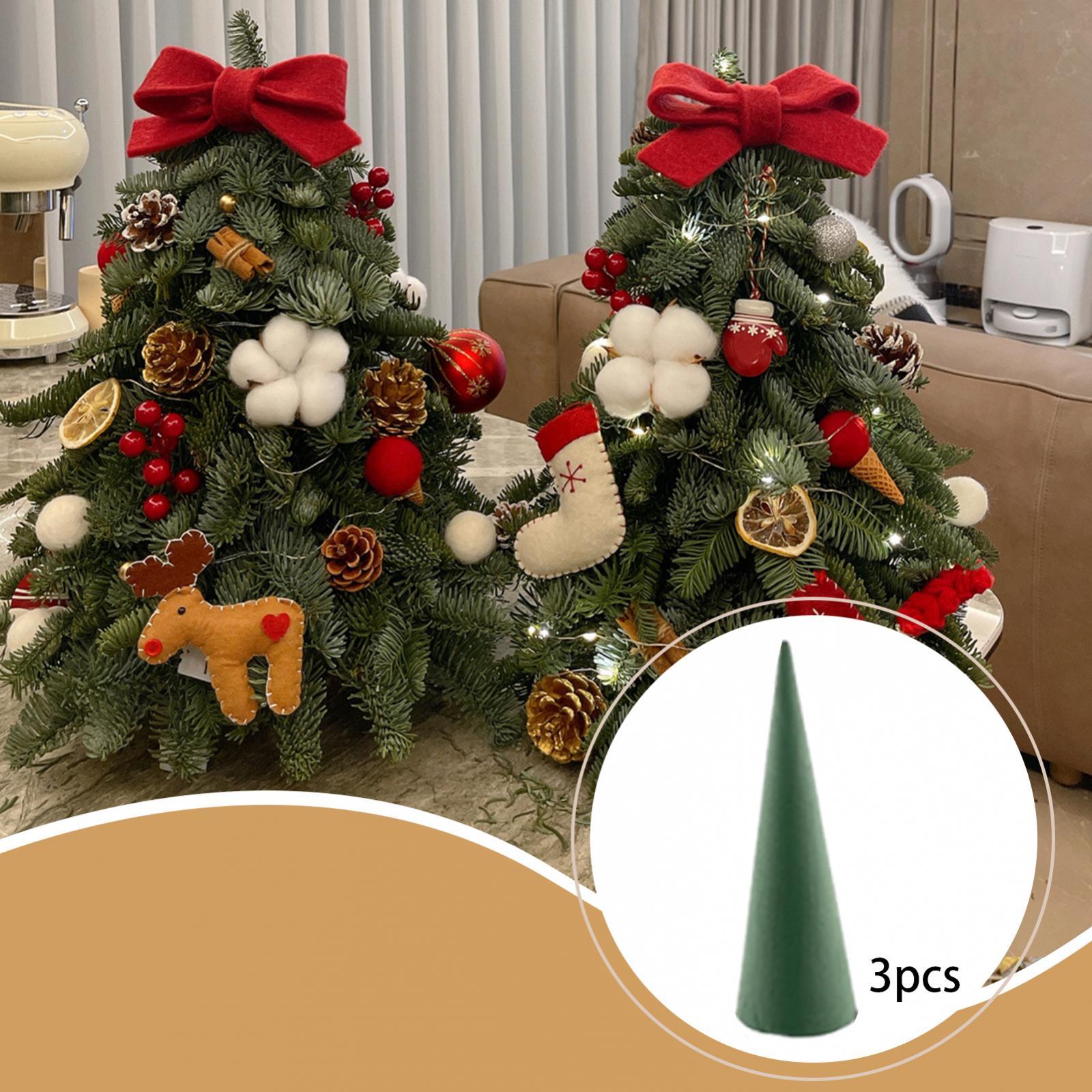 Art Craft Holiday - Cone de árvore de natal floral