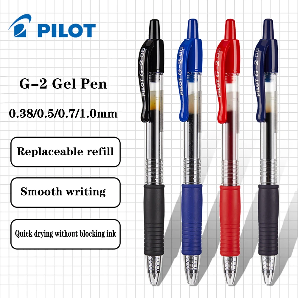 PILOTO-Quick-Drying Ink Gel Pe - Pilot Pen G2 avaliação e preço