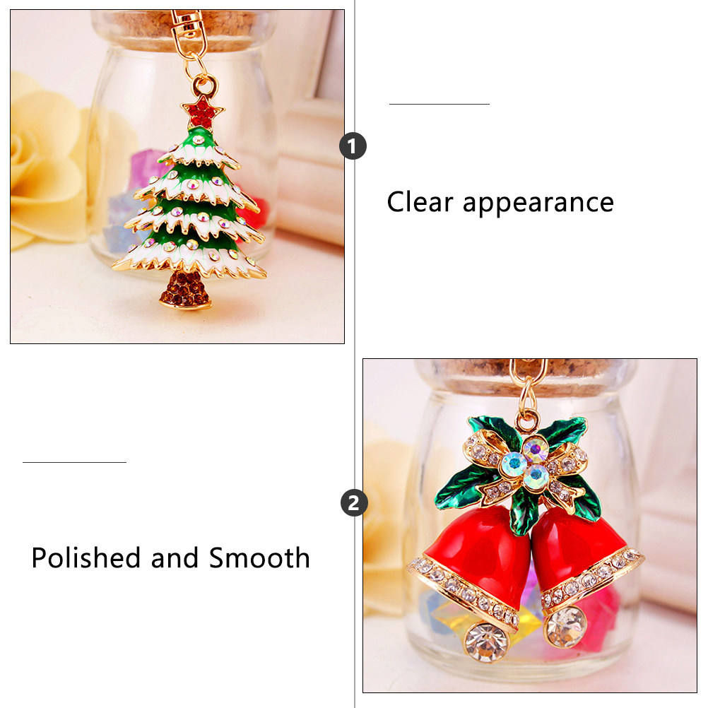 2 Peças de Chaveiro em Forma d - Art And Craft Xmas Tree avaliação e preço