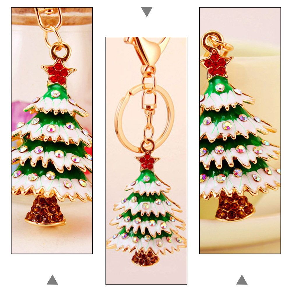 2 Peças de Chaveiro em Forma d - Art And Craft Xmas Tree avaliação e preço