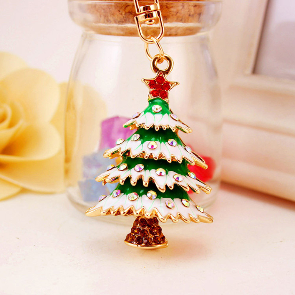 2 Peças de Chaveiro em Forma d - Art And Craft Xmas Tree avaliação e preço