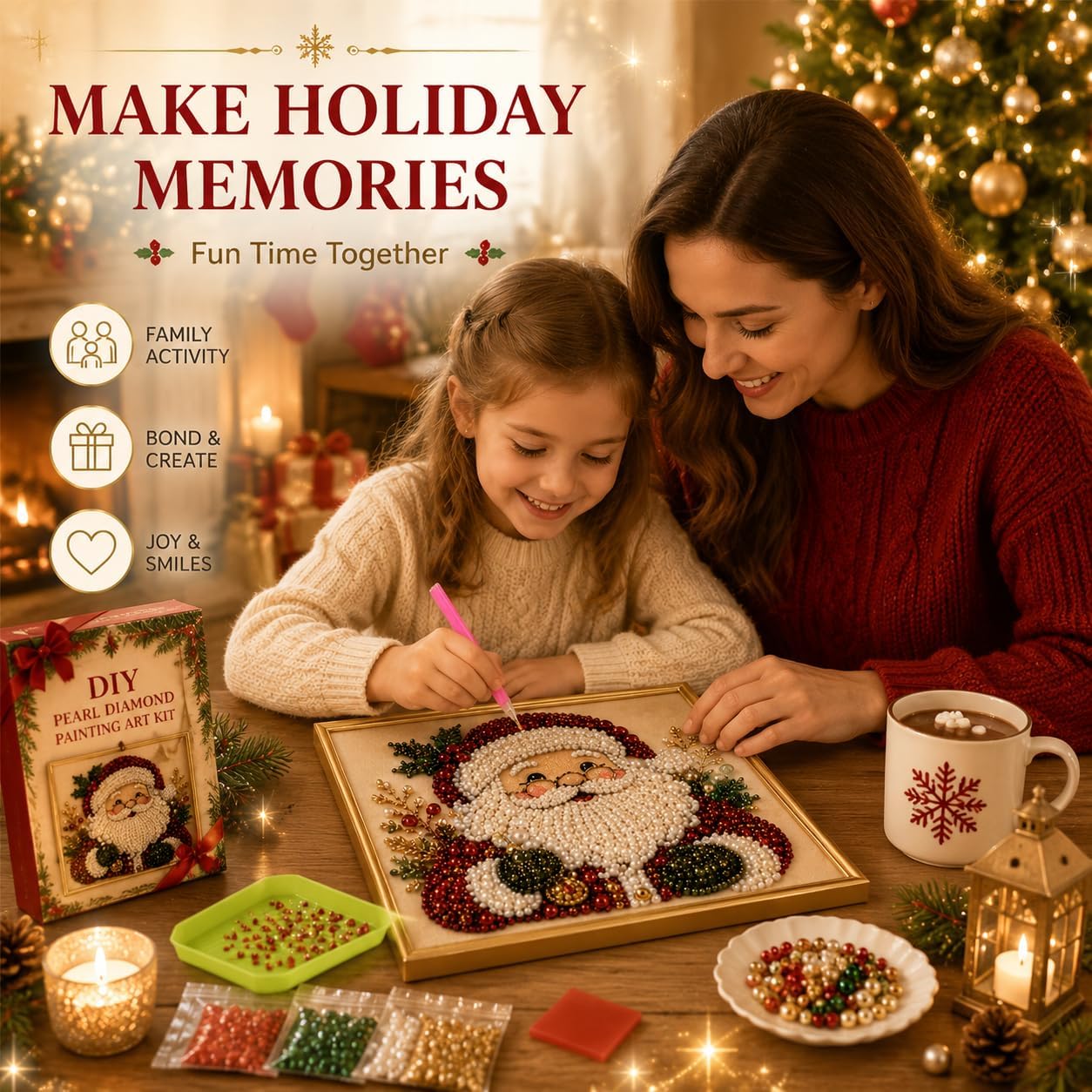 Kit de Arte de Pintura com Pér - Art Craft Holiday avaliação e preço