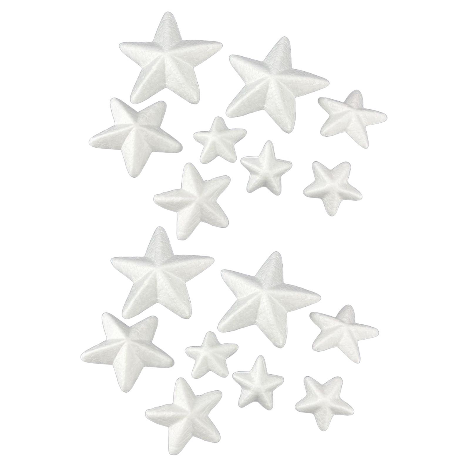 16x estrelas de espuma, decora - Art And Craft Xmas Tree avaliação e preço
