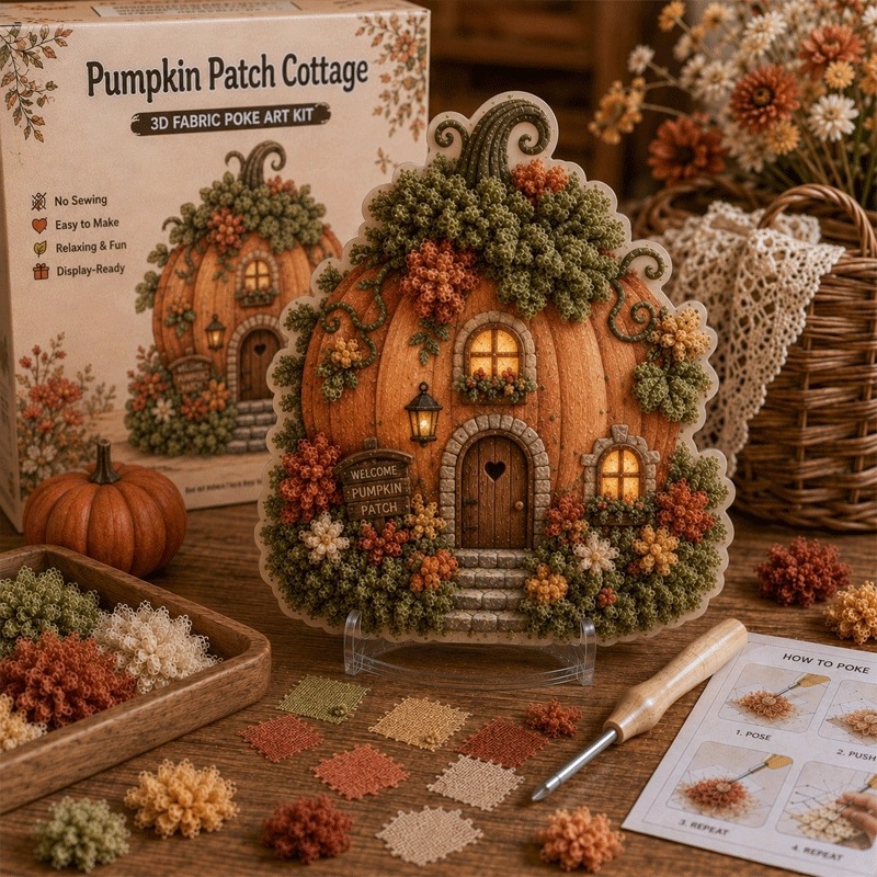 Kit de Arte em Tecido 3D Poke  - Art Craft Bakery avaliação e preço