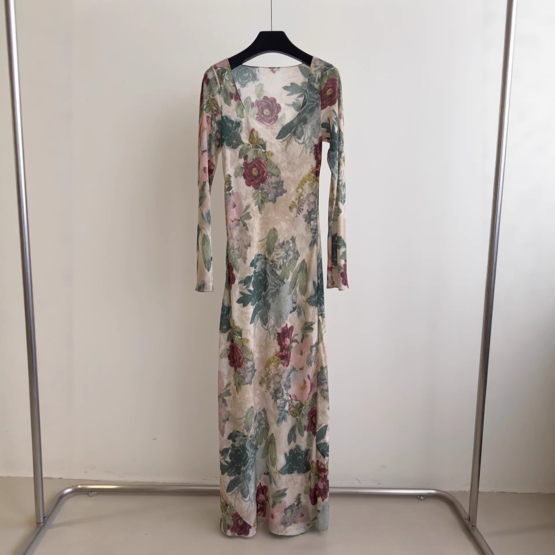 Vestido Maxi Bodycon com Estam - Silk Painting Dye avaliação e preço