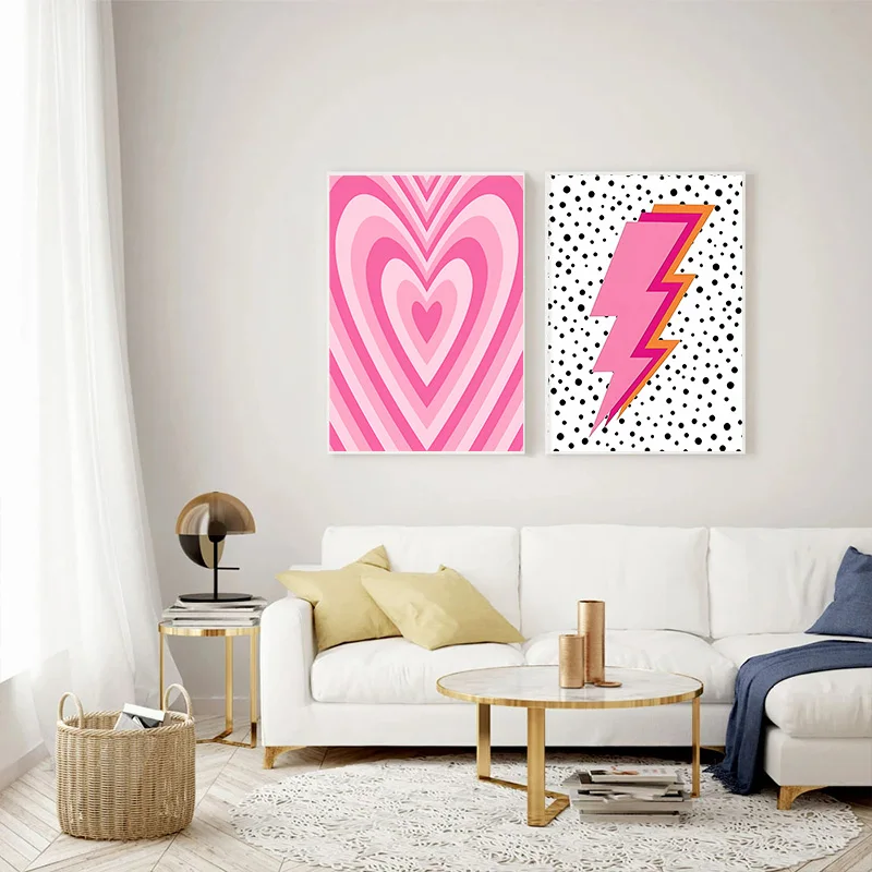 Abstrato rosa relâmpago gradie - Art Craft Love avaliação e preço
