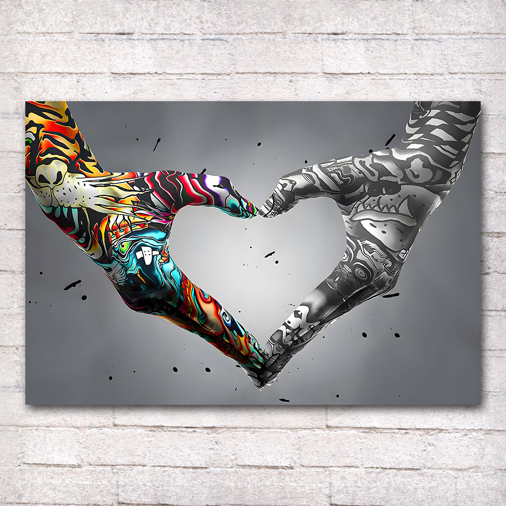 Graffiti mão amor pintura em t - Art Craft Love avaliação e preço