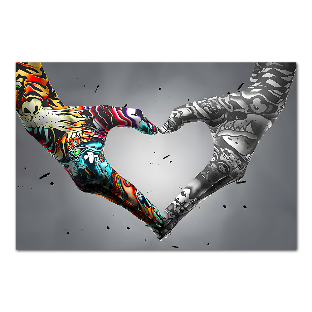 Graffiti mão amor pintura em t - Art Craft Love avaliação e preço
