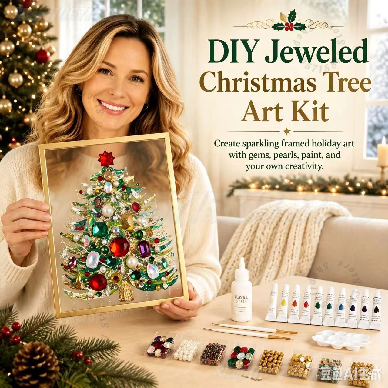 Kit de Arte DIY para Árvore de - Art And Craft Xmas Tree avaliação e preço