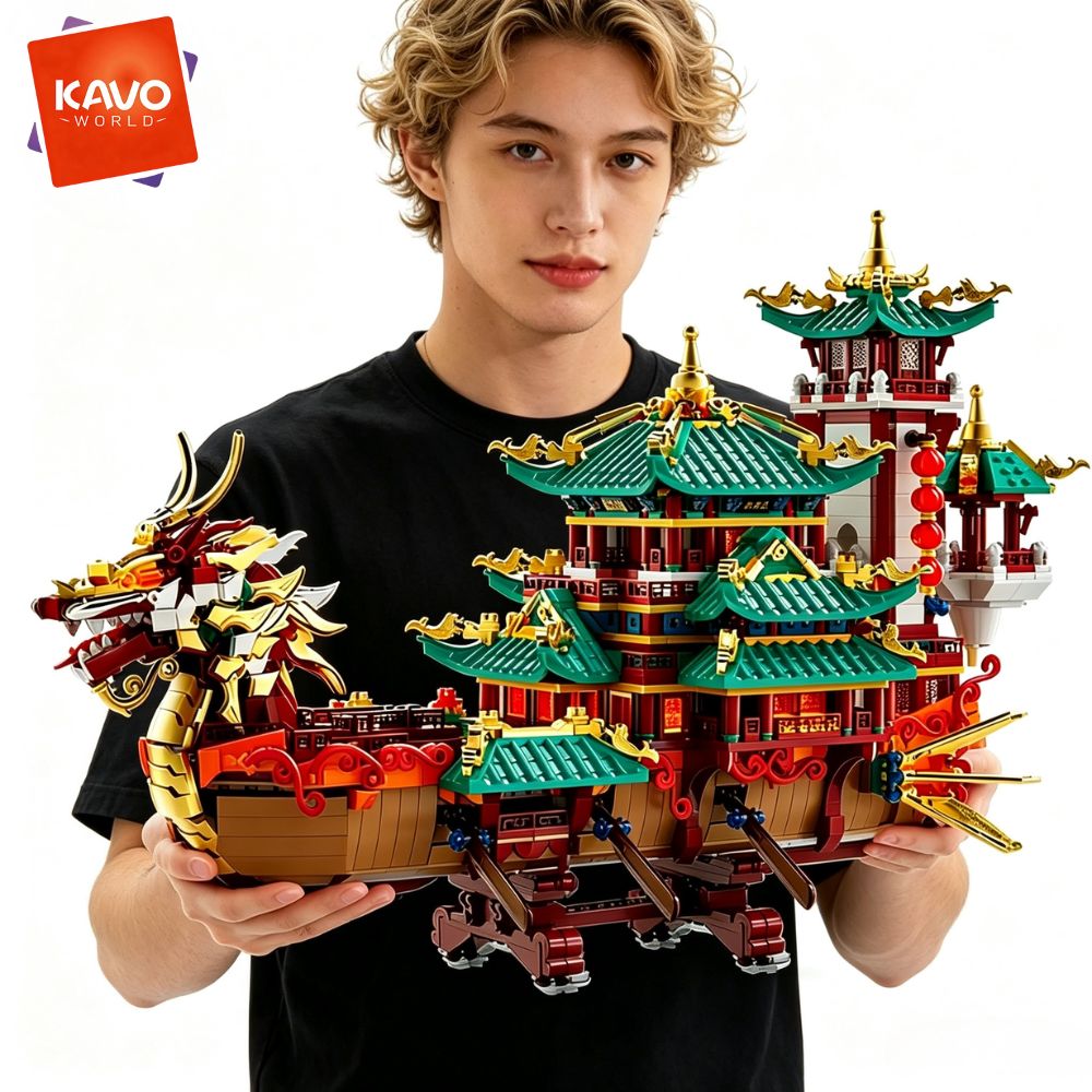 KAVOWORLD 2453 peças Blocos de - Art Craft Meaning avaliação e preço