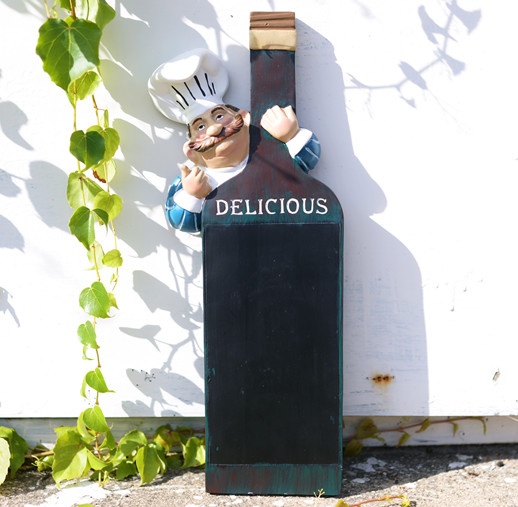 Estatueta de chef e peixe, pla - Art Craft Bakery avaliação e preço