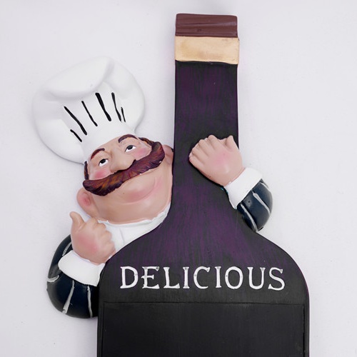Estatueta de chef e peixe, pla - Art Craft Bakery avaliação e preço