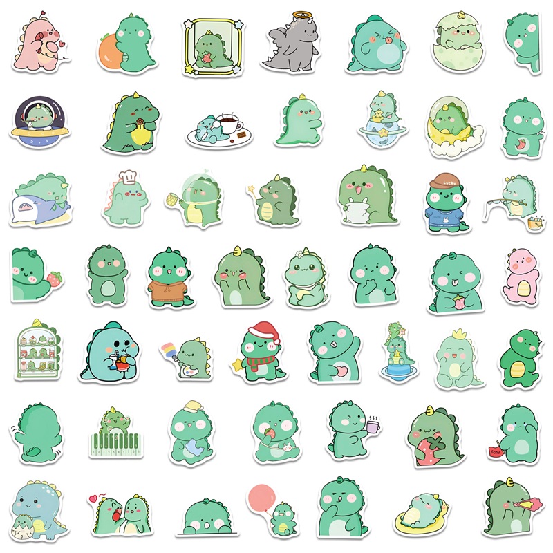 10/30/50 pçs kawaii dinossauro - Art Craft Dinosaur avaliação e preço