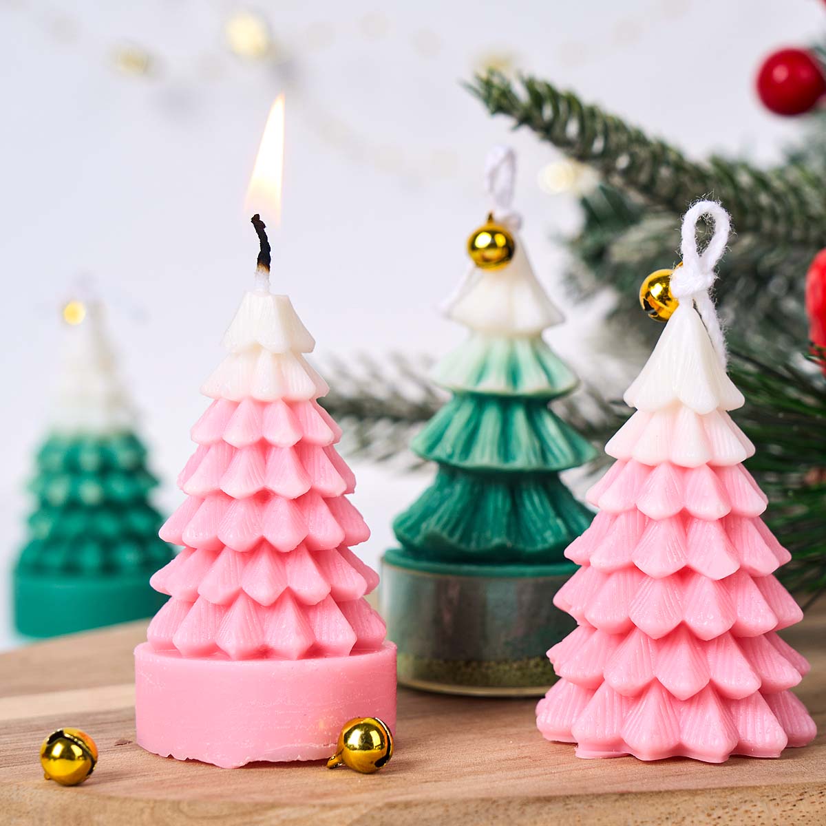 Molde de Silicone 3D para Árvo - Art And Craft Xmas Tree avaliação e preço