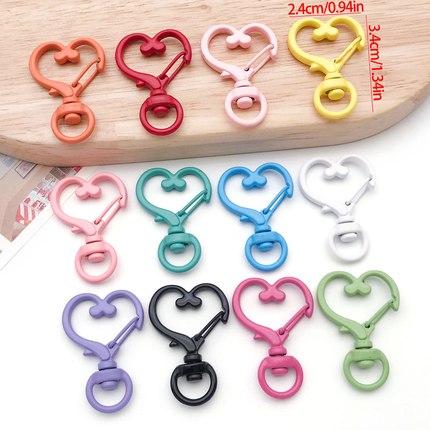 20 peças de Fecho de Mola com  - Art Craft Love avaliação e preço