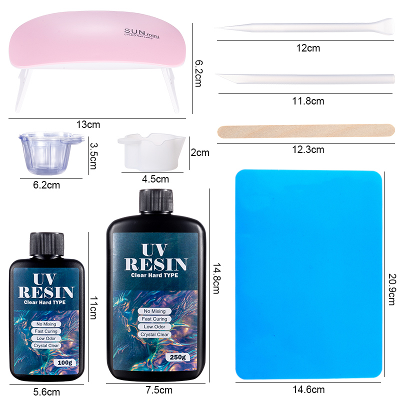 100g/250g resina uv transparen - Art Craft Glue avaliação e preço
